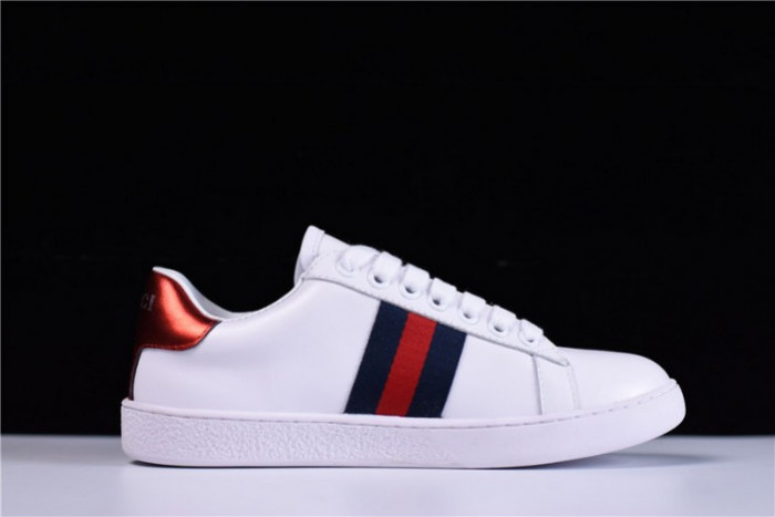 GUCC ACE EMBROIDERED LOW-TOP SNEAKER WITH LOVED 497090 DOPE0 9095